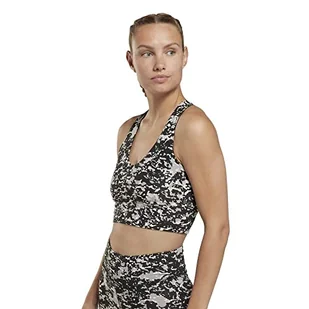 Reebok Damski nowoczesny biustonosz sportowy Safari - Biustonosze - miniaturka - grafika 1