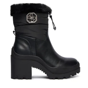 Botki Guess FLFYPP FAP10 Czarny - Botki damskie - miniaturka - grafika 1