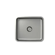 Zlewozmywaki - QUADRON Zlewozmywak stalowy stal szczotkowana NICOLAS SteelQ Nano KS1U-4036-BS-DB-12SR3-P1A-BS - miniaturka - grafika 1