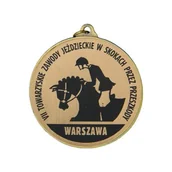 Gadżety dla kibiców - Medal metalowy z grawerowaniem na laminacie - miniaturka - grafika 1