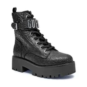 Botki damskie - Guess Botki VAIRES | z dodatkiem skóry - miniaturka - grafika 1