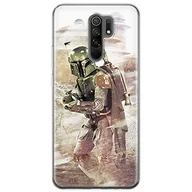Etui i futerały do telefonów - ERT GROUP etui na telefon Xiaomi REDMI 9, case oryginalny i oficjalnie licencjonowany przez Star Wars, wzór Boba Fett 001, optymalnie dopasowane, plecki z TPU - miniaturka - grafika 1