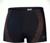 Kąpielówki męskie - Męskie bokserki kąpielowe Speedo DUO LOGO ASHT AM rozmiar 42 - miniaturka - grafika 1