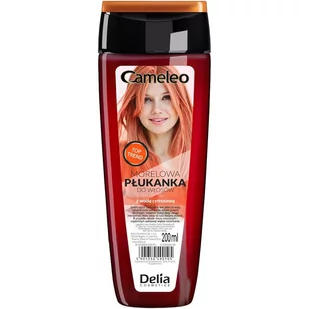 DELIA Cameleo - Płukanka Do Włosów Morelowa 200ml - Farby do włosów i szampony koloryzujące - miniaturka - grafika 1