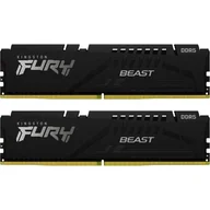 Pamięci RAM - Kingston DDR5 Fury Beast Black 32GB 2 16GB 6000 CL40 - miniaturka - grafika 1