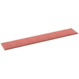 Lumarko Panele ścienne, 12 szt., różowe, 90x15 cm, aksamit, 1,62 m² - Panele ścienne i boazeria - miniaturka - grafika 6