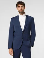 Garnitury - HUGO Męska marynarka od garnituru modułowego Mężczyźni Super Slim Fit niebieski jednolity, 46 - miniaturka - grafika 1