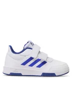 Buty dla dziewczynek - adidas Sneakersy Tensaur Sport Training Hook and Loop Shoes H06307 Biały - miniaturka - grafika 1