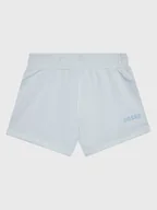 Spodenki damskie - Guess Szorty materiałowe J3GD02 KA6R3 Niebieski Regular Fit - miniaturka - grafika 1