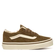Buty dla chłopców - Tenisówki Vans Old Skool VN000CYV0E01 Khaki - miniaturka - grafika 1