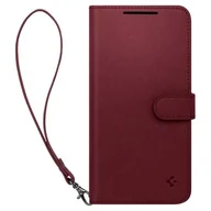 Etui i futerały do telefonów - Spigen Etui Wallet S Plus do Samsung Galaxy S23+ Bordowy - miniaturka - grafika 1