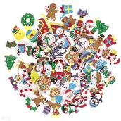 Pasmanteria - Naklejki z pianki - magiczne święta, 120 szt. - miniaturka - grafika 1