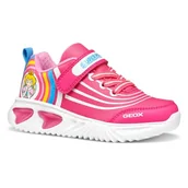 Buty dla dziewczynek - Geox J Assister Girl C Sneakersy dziewczęce, różowy, 36 - miniaturka - grafika 1