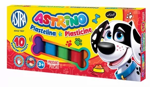 Astra Plastelina Astrino 10 kolorów - Masy plastyczne - miniaturka - grafika 1