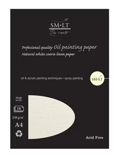 SM.LT TS 10 (230) oelmalpapier, A4, 230 GSM, naturalna biel TS-10(230) - Decoupage - miniaturka - grafika 1