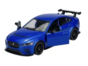 KINSMART JAGUAR XE SV PROJECT 8 NIEBIESKI 1:38 BEZ PUDEŁKA KT5416 - Samochody i pojazdy dla dzieci - miniaturka - grafika 1