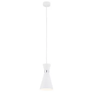 Argon LAMPA wisząca LUKKA 3892 metalowa OPRAWA stożkowy zwis biały 3892 - Lampy sufitowe - miniaturka - grafika 1