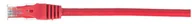 Kable miedziane - NETRACK CAT6 UTP 0.5 m Czerwony 0.5 Patchcord - miniaturka - grafika 1