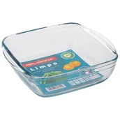 Naczynia żaroodporne - Naczynie żaroodporne Limpo prostokątne 22 x 25 cm 2,4 l transparentny - miniaturka - grafika 1