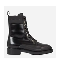 Botki damskie - Trzewiki damskie skórzane Calvin Klein HW0HW01715 41 Czarne (8720108621106). Buty za kostkę damskie - miniaturka - grafika 1