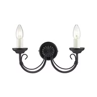 Lampy ścienne - Elstead Lighting Kinkiet Klasyczny 2pł CH2 BLK CHARTWELL ELSCH2 BLACK - miniaturka - grafika 1