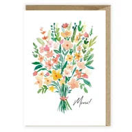 Kartki okolicznościowe i zaproszenia - Cardie Cardie Kartka z podziękowaniem Merci K113 448557 - miniaturka - grafika 1