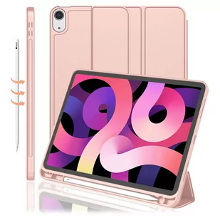 Etui ochronne Alogy Book Cover Pencil Case obudowa z miejscem na rysik do Apple iPad Air 4 2020 / Air 5 2022 10.9" Różowe - Pozostałe akcesoria do telefonów - miniaturka - grafika 2