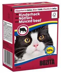 BOZITA Cat Siekana Wołowina W Galaretce 370g - Mokra karma dla kotów - miniaturka - grafika 3