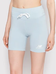 New Balance Szorty sportowe Mystic Minerals WS21550 Niebieski Slim Fit - Spodenki damskie - miniaturka - grafika 1