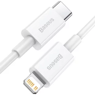 Baseus Superior kabel USB Typ C - Lightning Power Delivery 20 W 1 m Biały (CATLYS-A02) - Kable USB - miniaturka - grafika 2