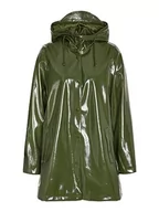 Płaszcze damskie - Noisy may Damski płaszcz przeciwdeszczowy NMSKY L/S A-LINE Vinyl Coat NOOS, zielony Kombu, L, Kombu Green, L - miniaturka - grafika 1