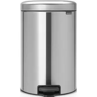 Kosze na śmieci - Brabantia Kosz pedałowy newIcon, stal matowa, 20 l - miniaturka - grafika 1
