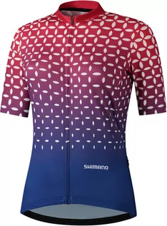 Koszulki rowerowe - Shimano Sumire SS Jersey Women, czerwony/niebieski XXL 2022 Koszulki kolarskie - grafika 1