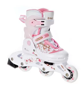 Rolki Raven Laguna White/Pink 26-29 Kauczuk - Rolki - miniaturka - grafika 1