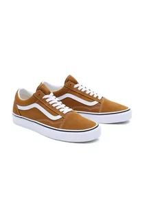 Trampki męskie - Vans tenisówki zamszowe Old Skool kolor brązowy VN0005UF1M71 - grafika 1