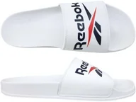Klapki i japonki męskie - Reebok Fulgere Slide FZ0947 Białe Klapki Basenowe - miniaturka - grafika 1