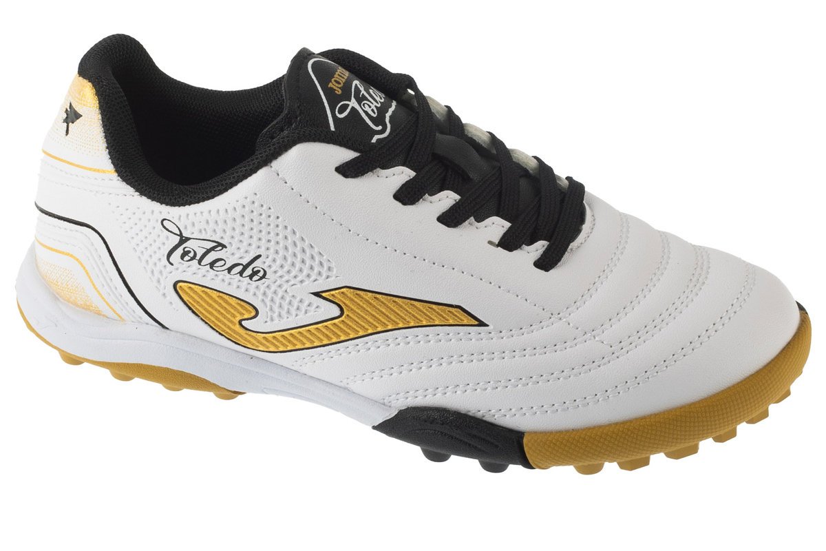 Joma Toledo Jr 2502 TF TOJW2502TF, dla chłopca, buty piłkarskie - turfy, Biały