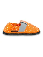 Kapcie damskie - kitz-pichler Kapcie "Roy - Dots" w kolorze pomarańczowo-szarym - miniaturka - grafika 1