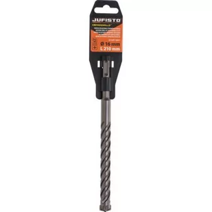 Wiertło do betonu z podwójną spiralą SDS-plus 16,0 x 210 mm Jufisto - Wiertła - miniaturka - grafika 1