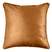 Poduszki dekoracyjne - Poduszka Velvet 45X45 Cm Karmelowa - miniaturka - grafika 1