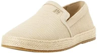 Espadryle damskie - Tommy Hilfiger Męskie TH ESAPDRILLE Classic Zamszowe Espadryle, Beżowy, 42 EU, BEŻOWY, 43 EU - miniaturka - grafika 1