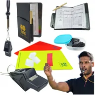 Piłka nożna - ZESTAW dla Sędziego SĘDZIOWSKI PIŁKA NOŻNA PREZENT DZIECKA URODZINY IMIENIN - miniaturka - grafika 1