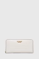 Portfele - Guess portfel LAUREL damski kolor beżowy SWCX85 00460 - miniaturka - grafika 1