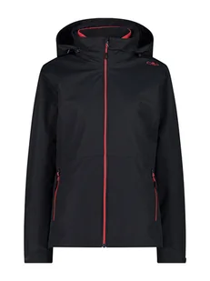 CMP Kurtka funkcyjna 3w1 w kolorze czarno-czerwonym - Kurtki i kamizelki sportowe damskie - miniaturka - grafika 1