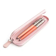 Zestawy piśmiennicze - Zestaw prezentowy długopis Parker Jotter Originals Pudrowy Róż i Koralowy z różowym etui - miniaturka - grafika 1