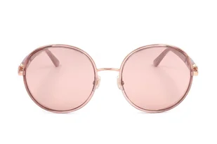 Okulary JIMMY CHOO PAM-S-BKU. Okulary przeciwsłoneczne, Kolor złoty. Kobieta. - Okulary przeciwsłoneczne - miniaturka - grafika 1