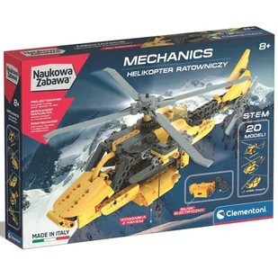 Clementoni Naukowa zabawa Laboratorium Mechaniki Helikopter ratowniczy 50687 50687 - Mały naukowiec - miniaturka - grafika 1