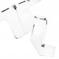 Kimona, stroje i obuwie - Ground Game Kimono/Gi BJJ Męskie Gamer 2.0 Białe A5 - miniaturka - grafika 1