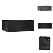 Pokrowce na meble ogrodowe - vidaXL Pokrowiec na meble ogrodowe 16 oczek 278x204x105 cm Prostokątny - Pokrowce ochronne na meble ogrodowe - miniaturka - grafika 1