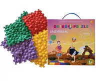 Maty piankowe - ORTHO PUZZLE Mata do masażu (ortopedyczna) modułowa "Kamyczki morskie" - miniaturka - grafika 1